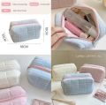 Kawaii Plush Pencil Case/makeup kit Storage Bag Cute Pen Box for Girls Office Supplies Creative Stationery Back to School. 