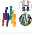 Two-person Three-legged Rope Tied Foot Running Game Competition Sport Outdoor Toy Children's Parent-child Interactive Sense Game.
