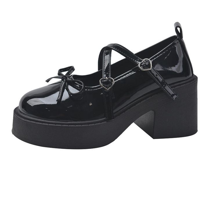 Women's%20Spring%20Round%20Toe%20Pumps%20Chunky%20Heel%20Mary%20Janes%20Shoes%20Platform%20Shoes%20for%20Women%20Dress%20Students%20Women's%20Lolita%20Heeled%20Shoes%20-%20Image%205
