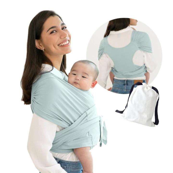 1Pc%20Infant%20Adjustable%20Stretchy%20Carrier%20Belt%20%E2%80%93%20Portable%20Breathable%20Baby%20Sling%20Wrap%20for%20Travel%20-%20Image%204