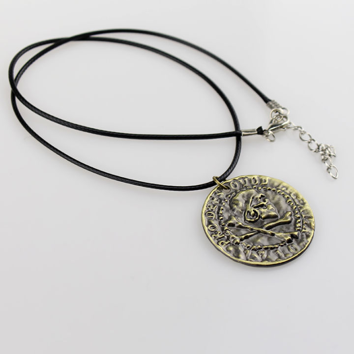Movie%20Game%20Uncharted%204%20Necklace%20Nathan%20Drake%20Cosplay%20Ring%20Leather%20Code%20Ancient%20Vintage%20Pendant%20Jewelry%20Prop%20-%20Image%204