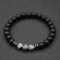 Fashion Mens Bracelet Black Onyx Stone Braclet Irregular Natural Tiger Eyes Sodalite Beaded Braslet Pulsera Hombre Accessories. 