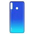 Tecno spark 4 back plate battery cover back door housing with power and volume bottons blue. 