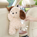 1pc Universal Car Tissue Hanger Doll Cute Creative Hanging Tissue Holder Plush Vehicle Tissue Case Paper Box.