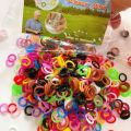 100Pcs Pigeon Bird Foot  Ring Elastic Mixed Colors 8Mm Pigeon Identification Foot Rings for Quails Pigeons Bird Appliances. 