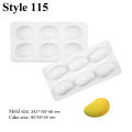 3D Mango Design Silicone Cake Molds Party Pastry Bakeware Fruit Mousse Cake Mould Kitchen Food Grade Dessert Baking Tools. 