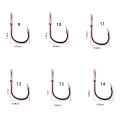 20pcs/lot Iseama 1/0#-14# Fishing Hooks Carp Hook High Carbon Steel Sea Fishinhook Fly Fishing Accessories Tackle.