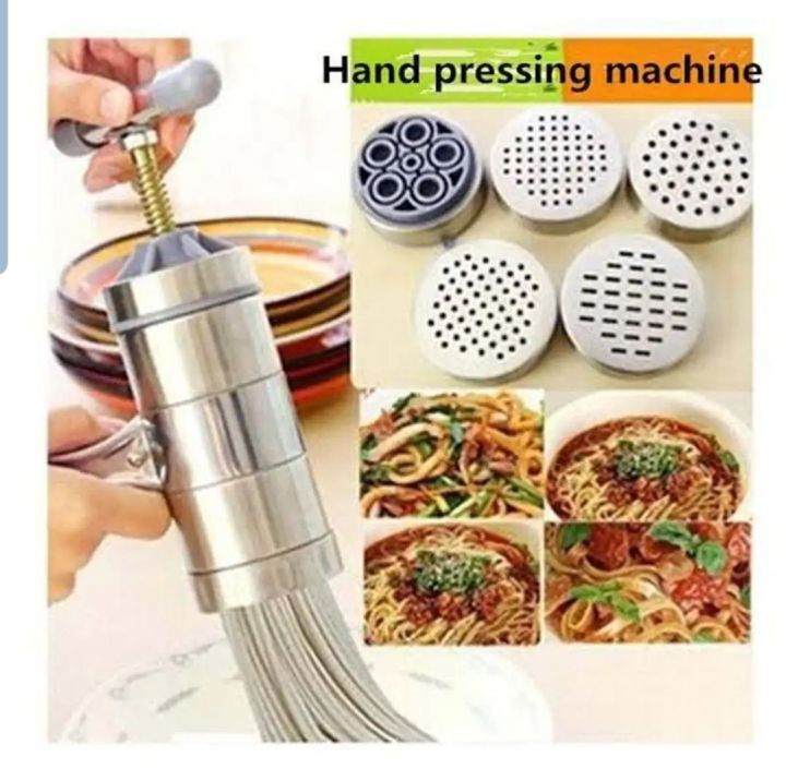 Noodle%20Juice%20Maker%20Pressure%20Machine%20With%20Plastic%20Handle%20Nimko%20Kitchen%20Accessories%20Press%20Nimco%20Maker%20Stainless%20Steel%20with%203%20stainless%20steel%20blades%20-%20Image%203