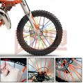 72PCS Motorcycle Dirt Bike Spoke Skins Covers Spoked Protector Wraps Wheel Rim Guard For Motocross Bicycle Bike Cool Accessories. 