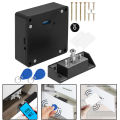 Rfid Hidden Cabinet Lock Invisible Drawer Electronic Lock Programmable Rfid Security File Drawers Lock.
