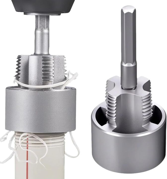 Integrated Internal & External Pipe Threading Tool (1/2'' & 3/4'' Dies ...