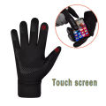 Men Winter Outdoor Warm Full Finger Gloves Waterproof Anti-Slip Touch Screen Compatible Cycling Sports Gloves Thickened Warm. 