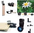 3-in-1 Mobile Lens Kit with Wide, Macro, and Telephoto Lenses for Smartphone Photography. 