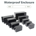 Professional ABS Plastic Junction Box Dustproof IP67 Black Box Waterproof Black Enclosure Housing. 