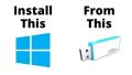 USB Bootable Microsoft Windows 11 Plug and install. 