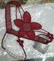 T SHAP FRONT EMBROIDERY AND BACK NET FANCY PANTY. 