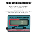 Motorcycle Tachometer 100-30000 RPM Gauge Digital Tach Hour Meter for ATV Lawn Mower 2/4 Stroke Engine Spark Plugs Accessories. 