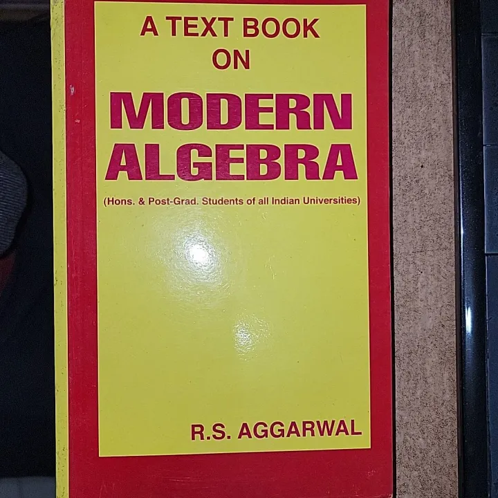 A Textbook On Modern Algebra By R.S. Agarwal