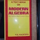A Textbook On Modern Algebra By R.S. Agarwal. 
