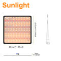 200W LED Full Spectrum Grow Lights Quantum Board Hydroponics Lamp US/EU Plug For Indoor Flower Greenhouse Seed Flower Vegetables. 