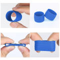 1 Pair Cycling Handlebar Tape Fixing Sleeve Ring Anti-skip Waterproof Plugs Protective Cover Bike Road Silicone Hand.