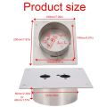 40MM/60MM Air Diesel Heater Mounting Plate, Stainless Steel Heater Mounting Plate Heater For Eberspacher Webasto Car. 