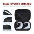 Dual controller storage bag portable EVA bag suitable for PS 5 PS 4 various game controllers, handles, game accessories. 