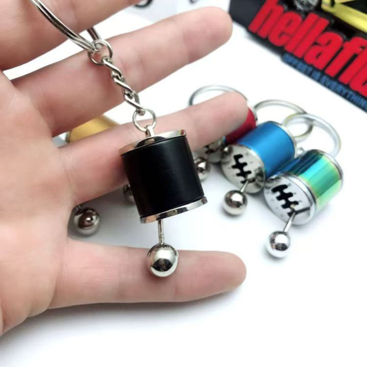 Metal Keyring Creative Car Shifter Keychain Six Speed Manual ...