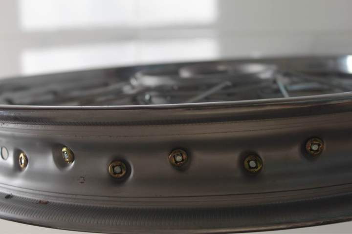 CT100 bike rear rim (for all ct100 bikes) full set with spokes and hub ...