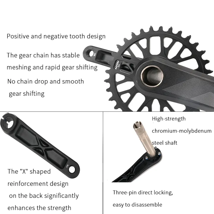 RGO%201%20x%2010%2011%2012%20Speed%20Crankset%20Eagle%20Tooth%20for%20MTB%20XC%20/%20TR%20/%20AM%20170%20mm,32T/34T/36T,BB68/73%20Chainset%20-%20Image%204