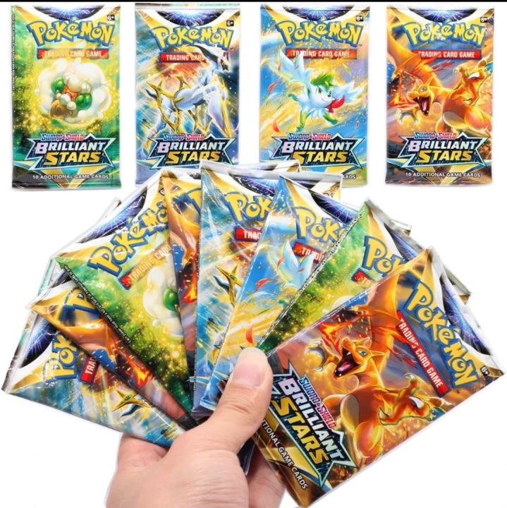 24 Pcs Pokemon Cards Set Vmax GX Mega Evolution Set For Kids