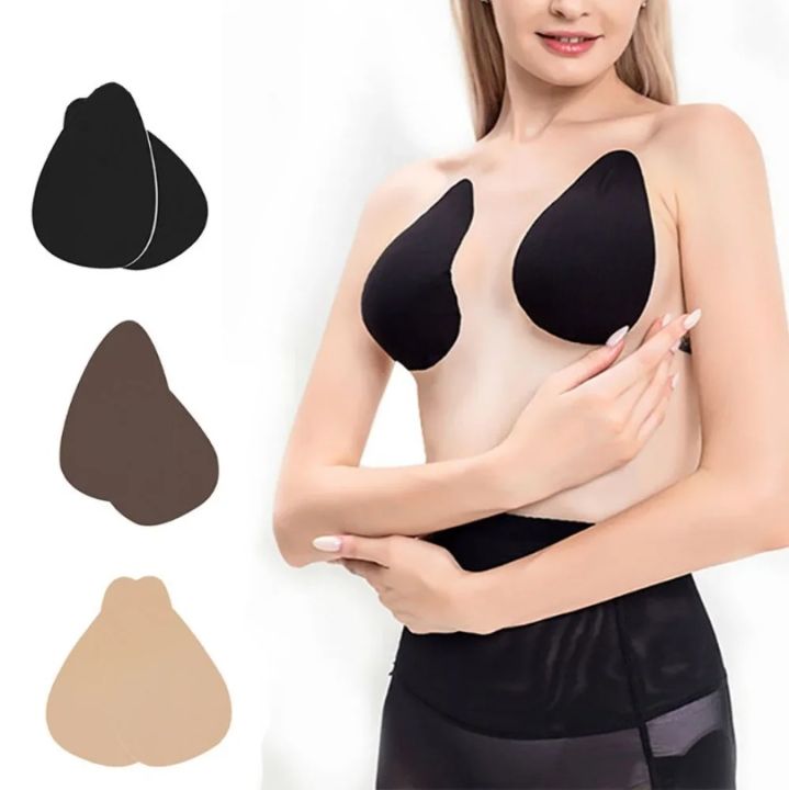Invisible Sticky Bra Pasties Booby Tape Silicone Breast Shields Petals Self Adhesive Woman Bust Lift Chest Stickers Nipple Cover