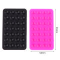 (Ce14)1PC Silicone Mobile Phone Fixing Anti Slip Suction Cup Double Sided Fixed Pad Car Mounted Bracket Case Universal. 