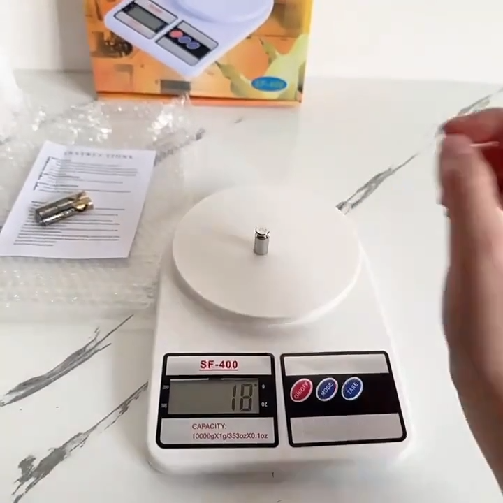 Digital Kitchen Scale 10kg Electronic Weight Machine for Food Baking Cooking Jewelry 1g Precision