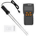 Digital Grain Moisture Meter Highly Sensitive Probe Humidity Tester LCD Display Wheat Corn Rice Hygrometer Temperature Detector. 