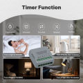MOES Tuya WiFi Zigbee Mini DIY Smart Switch Module 1-4 Gang Timer Home Automation Compatible with  Home Alexa. 