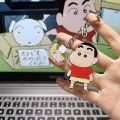 Crayon Shin-chan Cute Acrylic Keychain Pendant – Cartoon Bag Charm & Gift. 