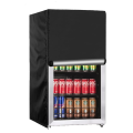 Waterproof Upright Freezer Lid with Zipper Dustproof Sunproof Refrigerator Cover Compatible with Most Models. 