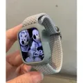 Korean Cute Braied Strap + Case For Apple Watch Band 49mm 41mm 45 44 38 42 Nylon Bracelet For iWatch Series 9 8 7 6 5 4 3 SE 40. 