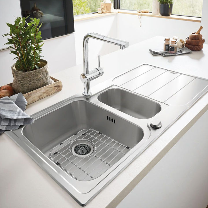 2Pcs%20Kitchen%20Sink%20Grid%20Stainless%20Steel%20Sink%20Protectors%20Double%20Bowl%20Sink%20Bottom%20Grid%20with%20R50%20Corner%20Large%20Sink%20Protectors%20Grid%20-%20Image%204