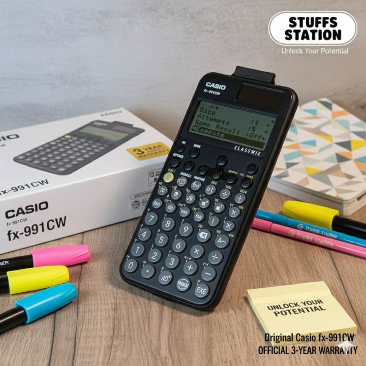 fx 991 cw _ _ca-sio _ 3 year.warranty_ original scientific calculator warranty include