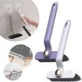 90 Degree Scrub Brush, Hard Bristle Crevice Cleaning Brush with Rotating Head, 360 Degree Scrub Brush, Rotating Crevice Cleaning Brush for Cleaning Bathroom, Bathtub, Kitchen.