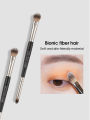 Double-headed painting eyeshadow brush novice makeup brush soft hair does not eat powder natural dizzy dye easy makeup staloofy hair.