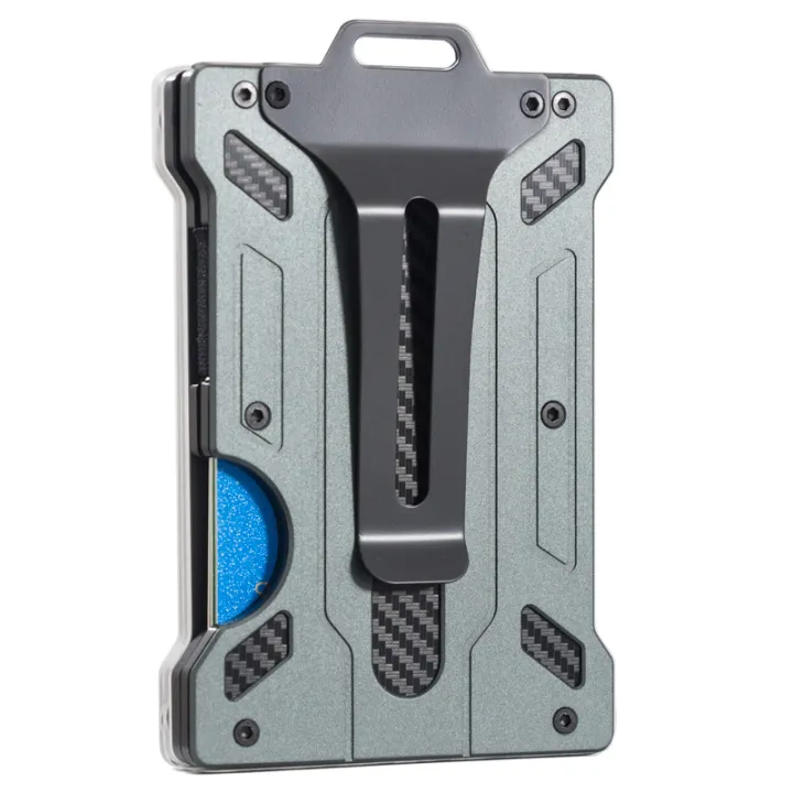 Minimalist%20Wallet%20for%20Men-%20Slim%20Aluminum%20Metal%20Money%20Clip%20Wallet%20with%20Clear%20ID%20Card%20Holder,%20Carbon%20Fiber%20Wallet,%20RFID%20Blocking%20-%20Image%204