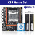 SOYO X99 Motherboard Set Kit With Intel LGA2011-3 Xeon E5 2682 V4 and DDR4 16GB (2*8GB) 2133MHz Dual Channel RAM M.2 NVME. 