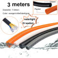 Color Auto Wire Loom Sleeve Corrugated Plastic Conduit Hose for Car Truck Motorcycle Engine Electrical Cable Protection Tubing. 