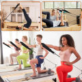 1pcs Double Loop Pilates Straps with D-Ring Loops Yoga Fitness Equipment Double Padded Hand And Feet Equipment.