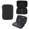 2.5 Hard Disk Case Portable HDD Protection Bag for External 2.5 inch Hard Drive/Earphone/U Disk Hard Disk Drive Case Black.