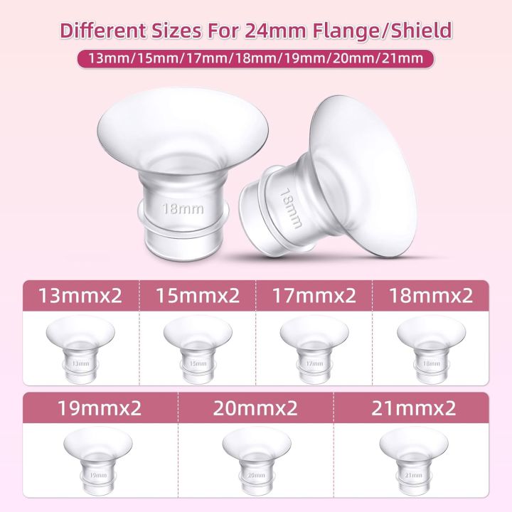 12/13/14/15/16/17/18/19/20/21/22mm%20Breast%20Pump%20Funnel%20Inserts%20Plug-in%20Different%20Caliber%20Size%20Converter%20Small%20Nipple%20Horn%20Adapter%20-%20Image%204