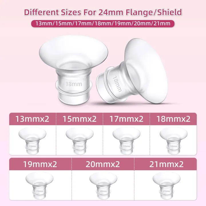 12/13/14/15/16/17/18/19/20/21/22mm%20Breast%20Pump%20Funnel%20Inserts%20Plug-in%20Different%20Caliber%20Size%20Converter%20Small%20Nipple%20Horn%20Adapter%20-%20Image%204